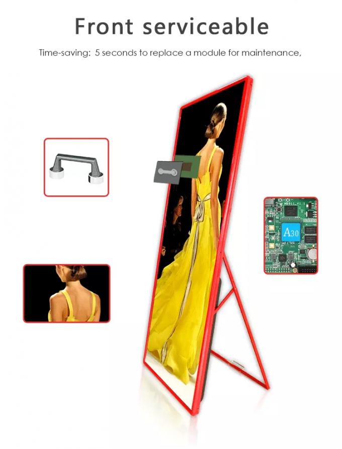 지도된 표시판 P2.5 풀 컬러를 광고하는 똑똑한 디지털 방식으로 포스터 거울 발광 다이오드 표시